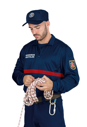 ejemplo uniforme de bomberos