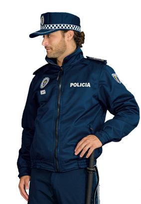ejemplo uniforme de policia local
