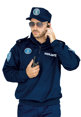 ejemplo uniforme vigilante de seguridad